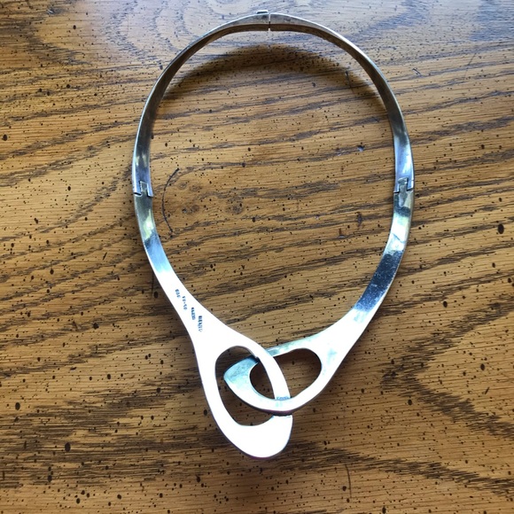 - Taxco Sterling Silver Interlocking Collar Necklace Just REDUCED❗️❗️❗️❗️ - Picture 3 of 11